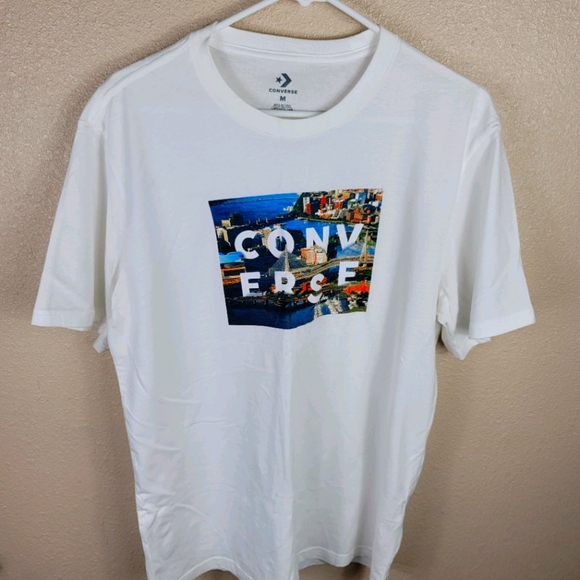 Converse Other - Converse men's tee shirts white blue Sz M